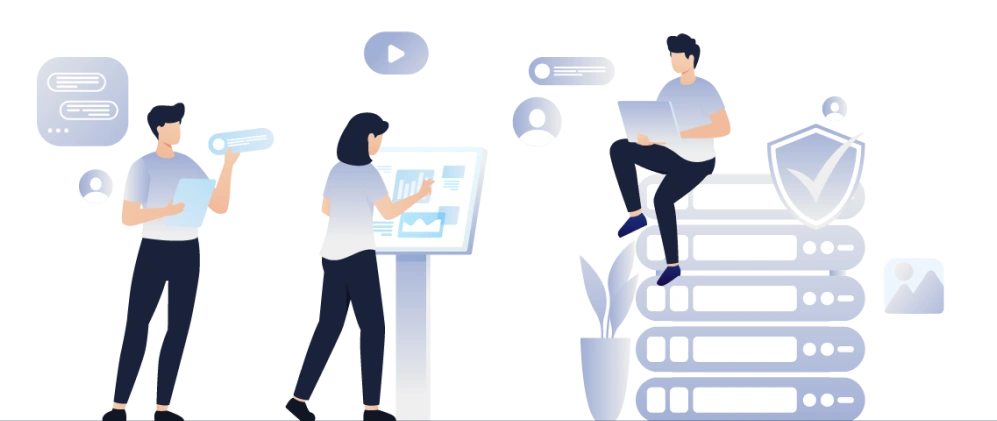 buttons for services